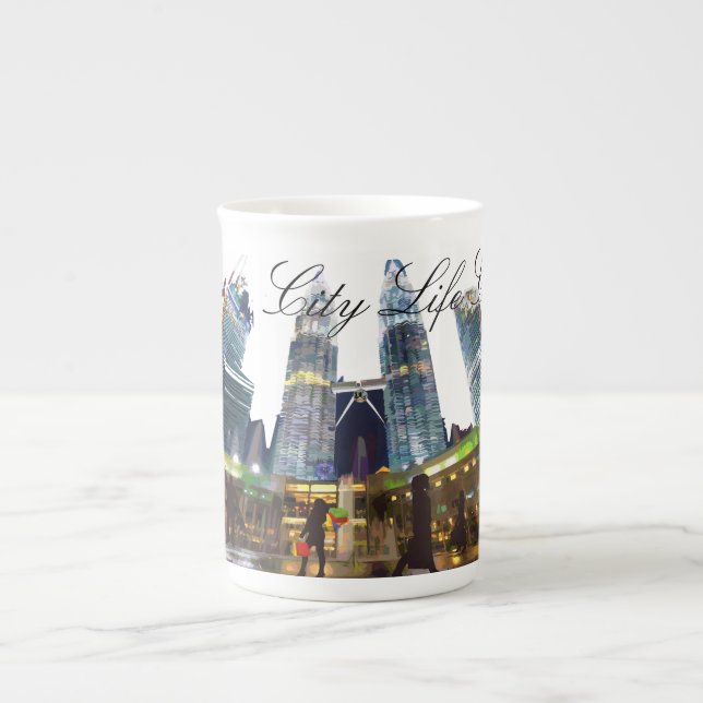 City Life Collection #2, Bone China Mugg Benporslin Mugg (Framsidan)
