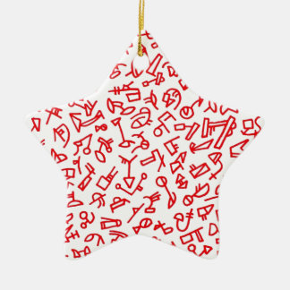 City Life Jazz Star Ornamet Julgransprydnad Keramik