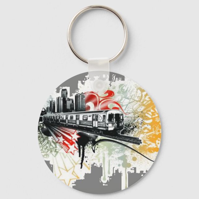 City Life Keychain Nyckelring (Framsida)