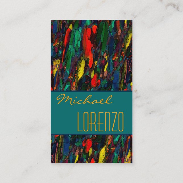 City Life ~ UNISEX-Affärskort Visitkort (Framsida)