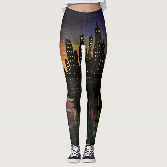 City Ljus Leggings (Framsida)
