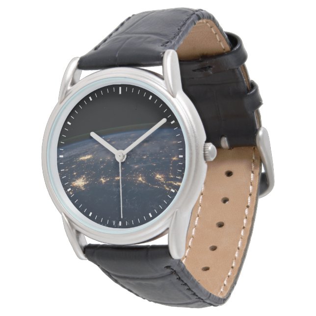 City Ljus of the Southern United Stater. Armbandsur (Vinklad)