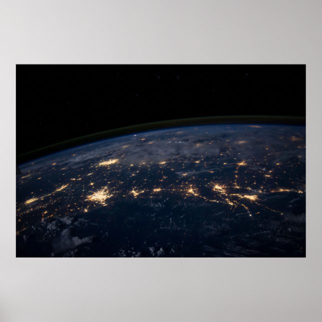 City Ljus of the Southern United Stater. Poster (Framsidan)