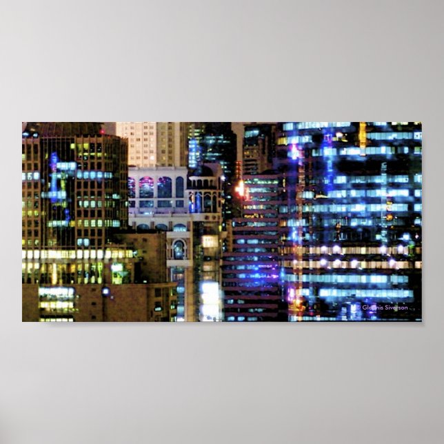 City Ljus Poster (Framsidan)