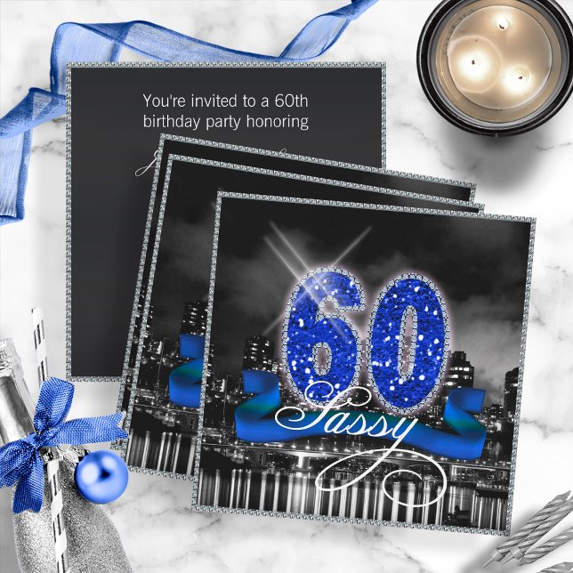 City Ljus Sassy 60 ID191 Inbjudningar (Front/Back In Situ)