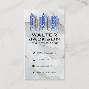 City Logotyp Marble Visitkort