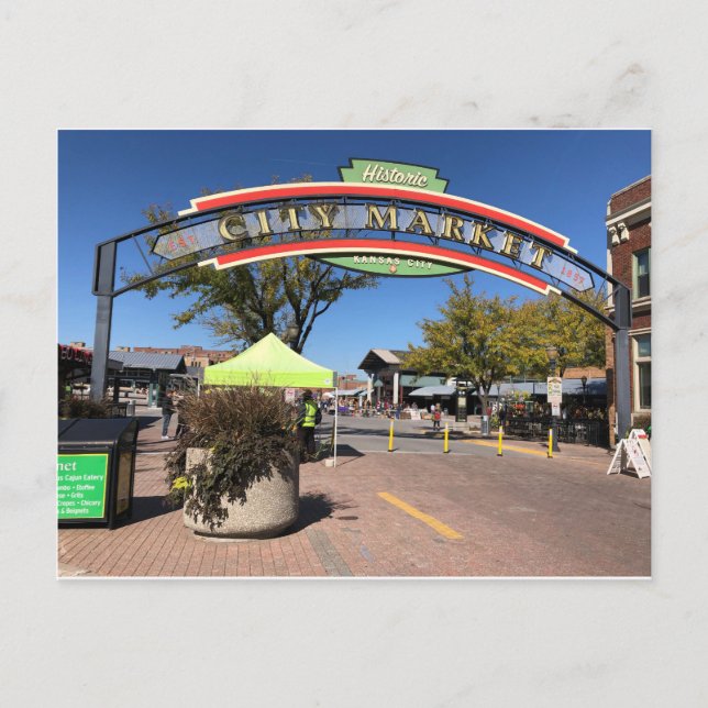 City Market i Kansas City Vykort (Framsida)