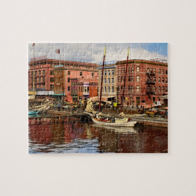 City MD - Pratt St - Beer och mer 1906 Vänstra hal Pussel (Horisontell)