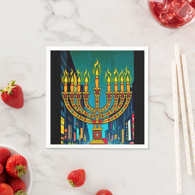 City Menorah Pappersservett (Insitu)