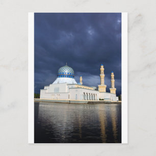 City mosque Kota Kinabalu Borneo Vykort