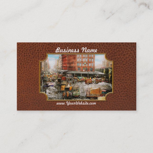 City - New York NY - Stuck in a rut 1920 Visitkort (Framsida)