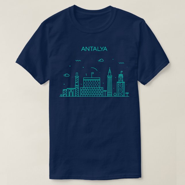 City Night Antalya T Shirt (Design framsida)