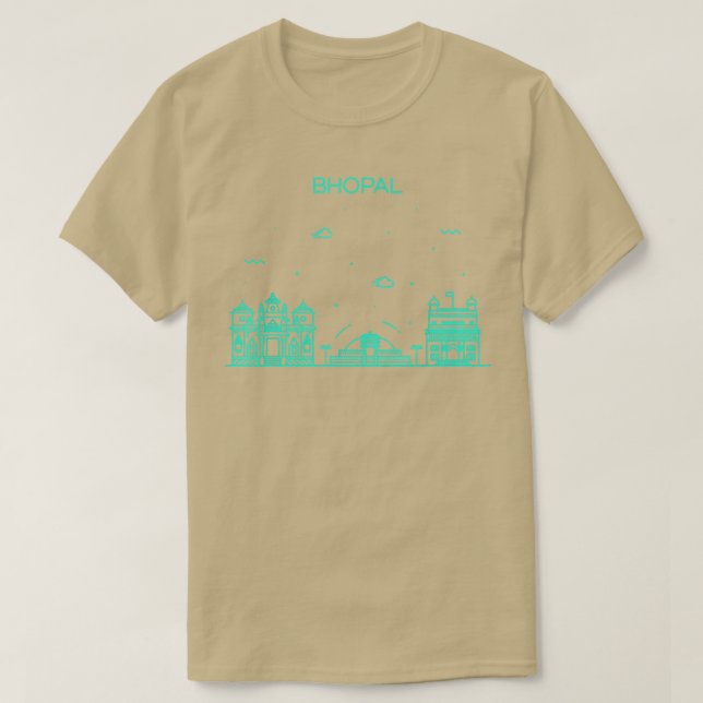 City Night Bhopal T Shirt (Design framsida)