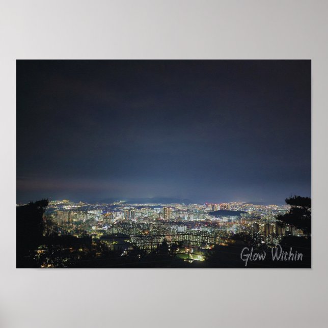 City Night Ljus Poster (Framsidan)