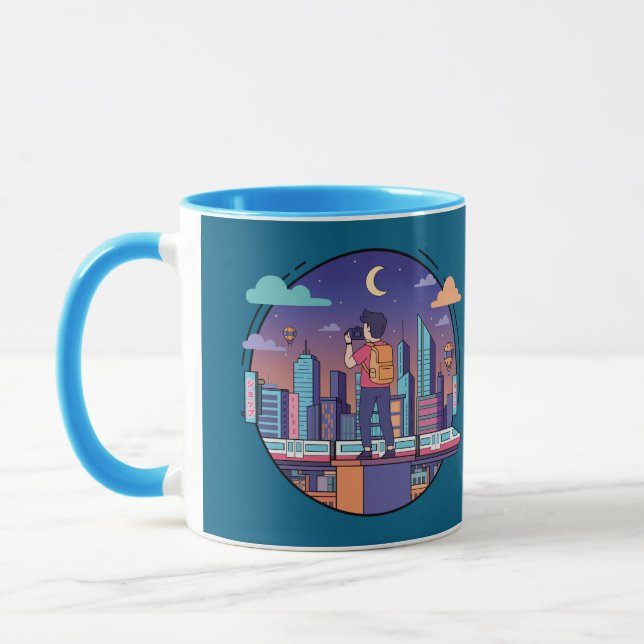 City Night Traveler Mugg (Vänster)