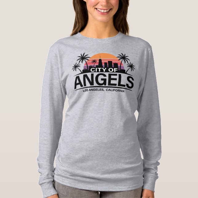 City of Angels, Los Angeles, California T Shirt (Framsida)
