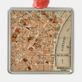 City of Bordeaux France  Julgransprydnad Metall