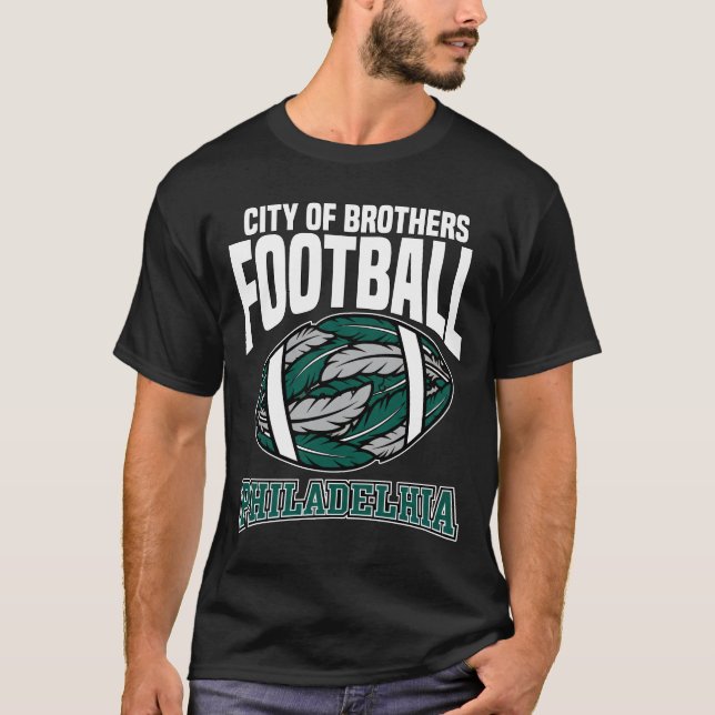 CITY OF BROTHERS FOOTBALL - PHILADELPHIA FOOTBALL T SHIRT (Framsida)