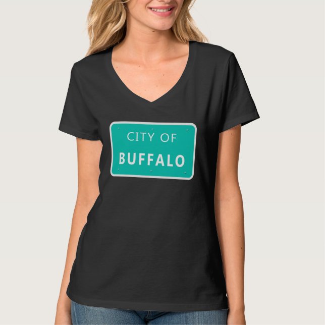 City of Buffalo Ny Queen City 716 Men and Women T Shirt (Framsida)