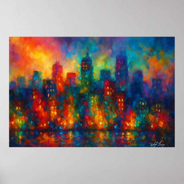 City of Echoes Cityscape Poster (Framsidan)