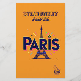 City of Lights: Bold Paris Typography Art Brevpapper