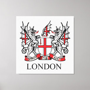 City of London jackar av arm Canvastryck