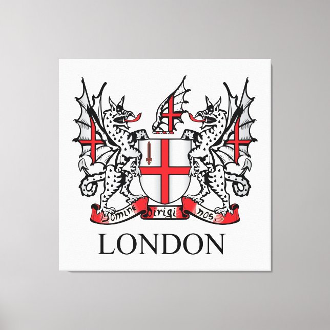 City of London jackar av arm Canvastryck (Framsida)