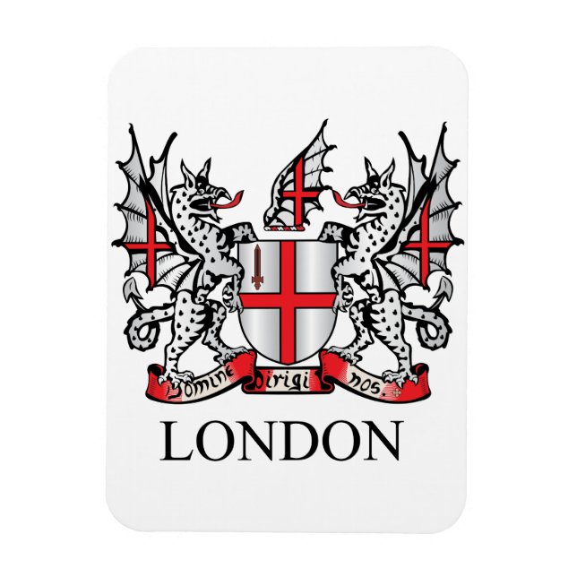 City of London jackar av arm Magnet (Vertikal)