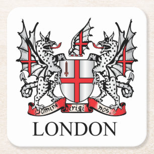 City of London jackar av arm Underlägg Papper Kvadrat
