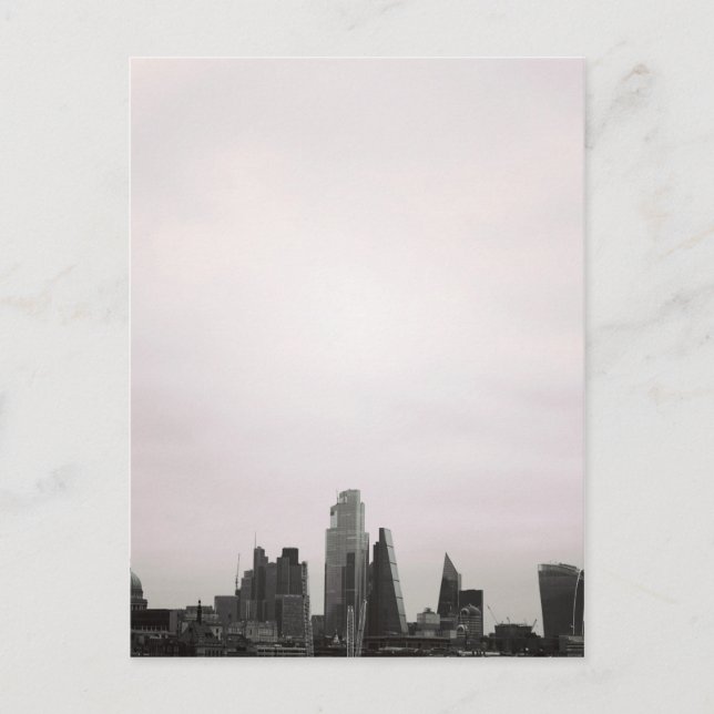 City of London Siluett Vykort (Framsida)