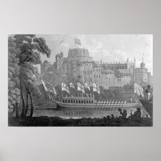 City of London State Barge Poster (Framsidan)
