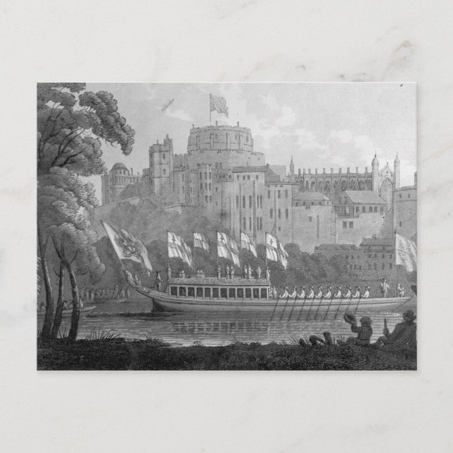 City of London State Barge Vykort (Framsida)