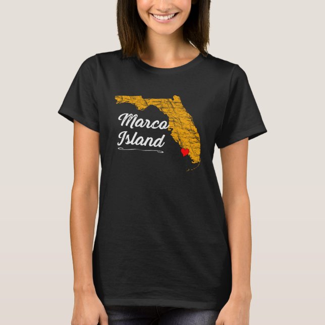 City of MARCO ISLAND FLORIDA Vacation Souvenir  Gr T Shirt (Framsida)