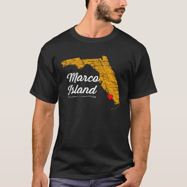 City of MARCO ISLAND FLORIDA Vacation Souvenir  Gr T Shirt (Framsida)