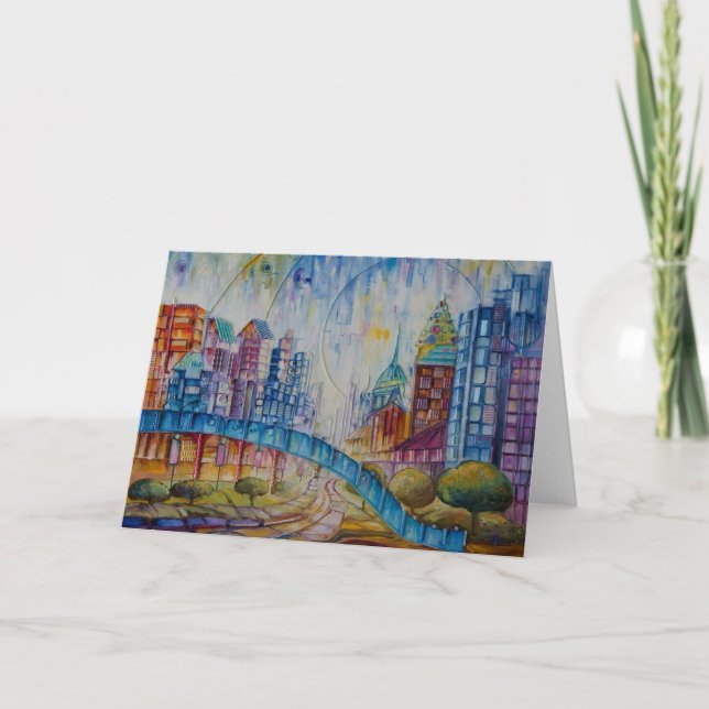City of Peace Greeting Card Kort (Framsida)