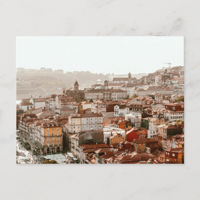 City of Porto during sunset Vykort (Framsida)