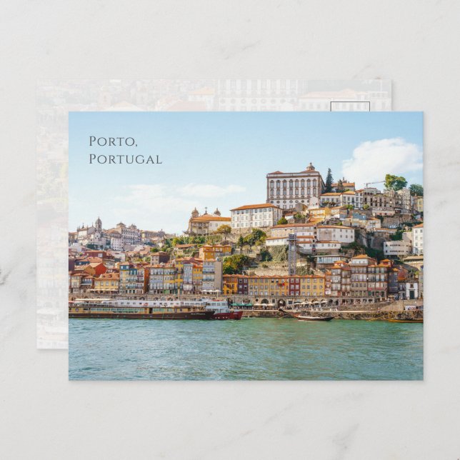 City of Porto Postcard Vykort (Fram/baksida)