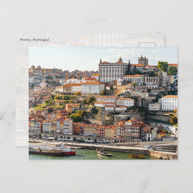 City of Porto Postcard Vykort (Fram/baksida)