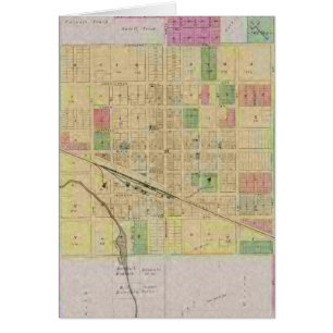 City of Sterling, Ris County, Kansas Hälsningskort