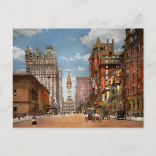 City - PA Philadelphia - Broad Street 1905 Vykort