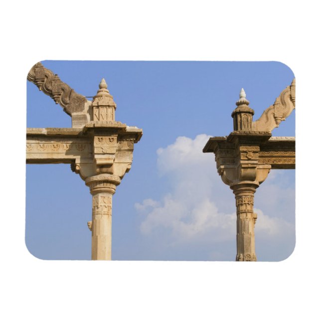 City Palace, Udaipur, Rajasthan, Indien 2 Magnet (Horisontell)