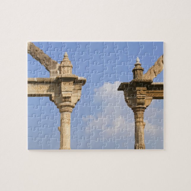 City Palace, Udaipur, Rajasthan, Indien 2 Pussel (Horisontell)