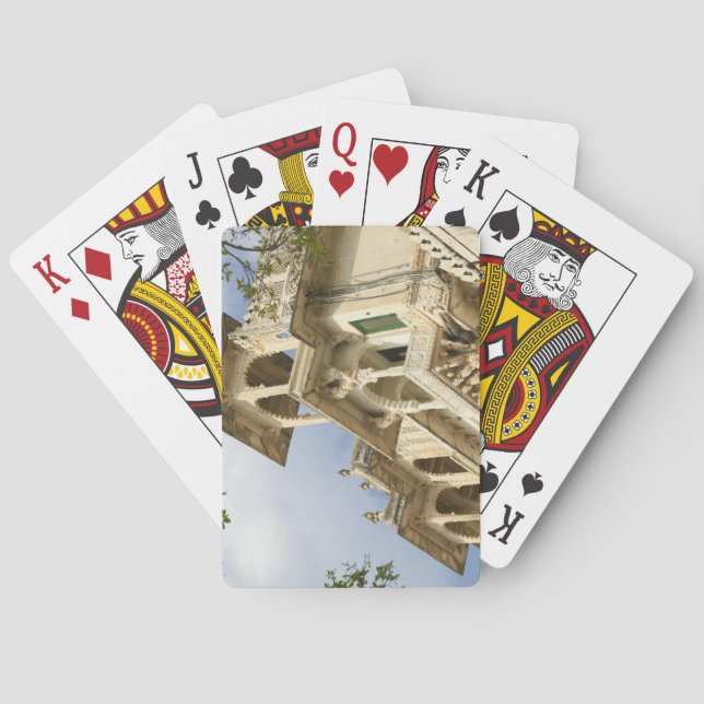 City Palace, Udaipur, Rajasthan, Indien Kortlek (Baksidan)