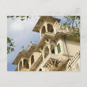 City Palace, Udaipur, Rajasthan, Indien Vykort