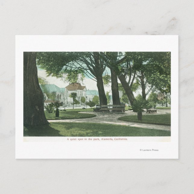 City Park ViewAlameda, CA Vykort (Framsida)