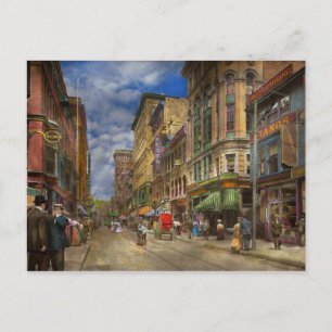 City - Providence RI - Leving in the city 1906 Vykort