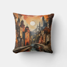 City Scape Impressionism Stil - 2 sida