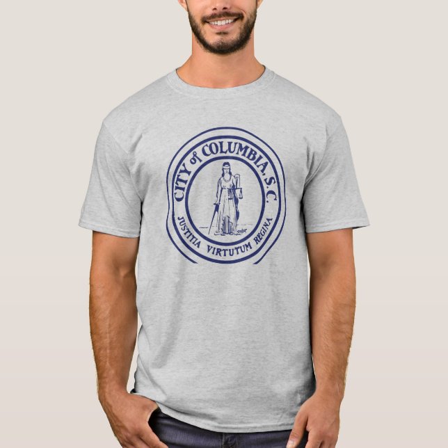 City Seal - Columbia, South Carolina T-Shirt (Framsida)