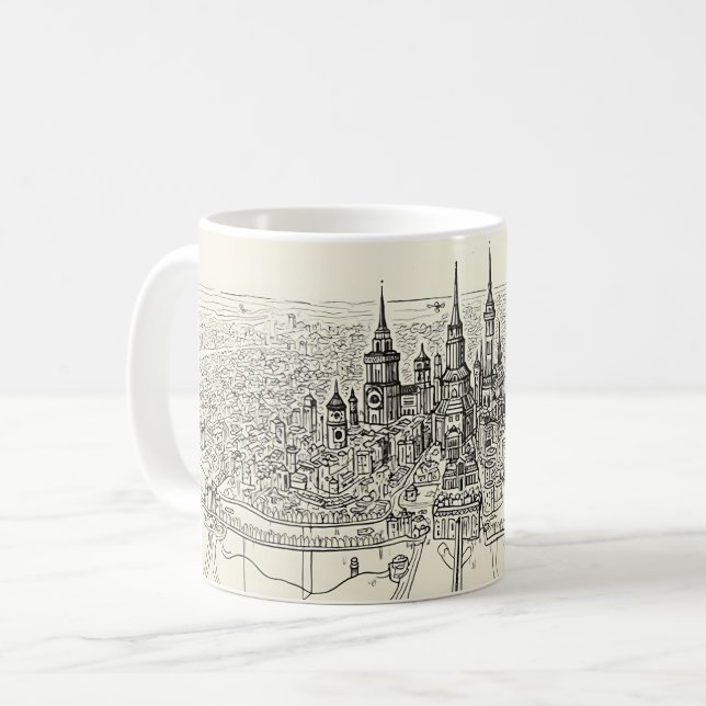 City Sketch Kaffemugg (Framsida vänster)
