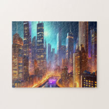 City Skyline Art 3 Photo Puzzles Skyline Internet